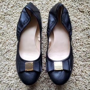 Cole Haan Tali Black Leather Flats - 9